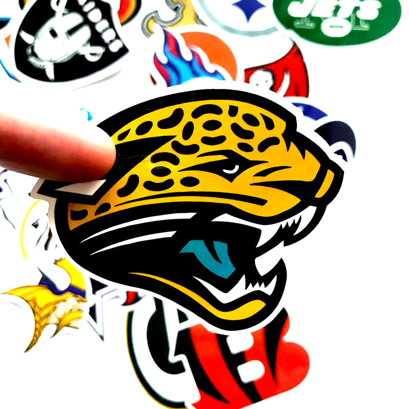 All 32 NFL Teams & NFL Logo - Set of 33 Ultra Decals at Sticker Shoppe