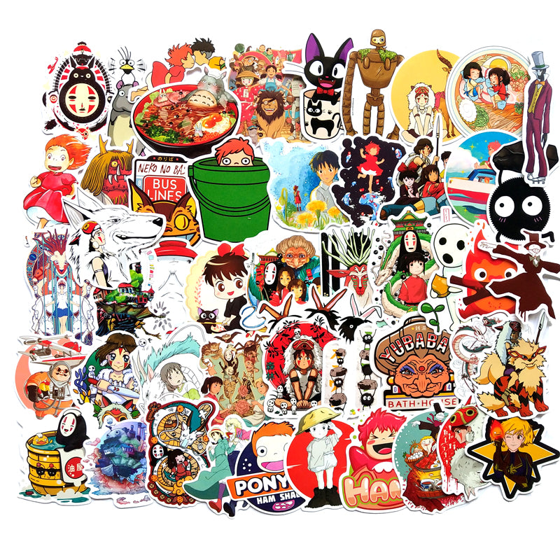 Studio Ghibli Postcard 3 Packs 4980 Pieces Stickers Art Cards Hayao  Miyazaki Set